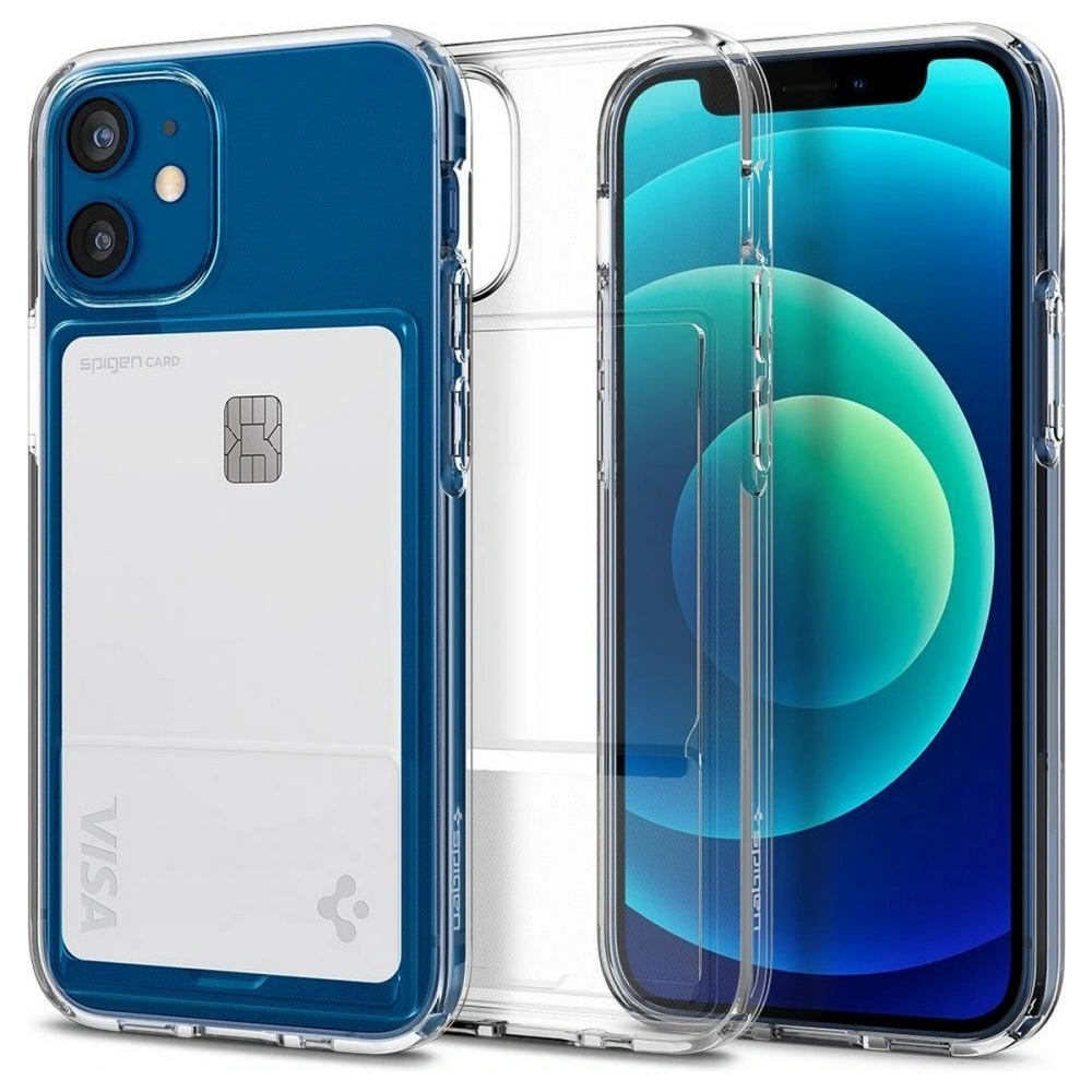 Etui Spigen Crystal Slot Apple iPhone 12 mini Crystal Clear