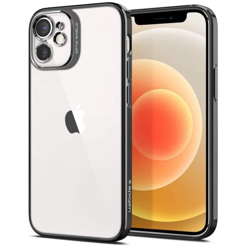 Kup Spigen Apple Tasche Optik Crystal iPhone 12 mini Chrom Grau - SPN1522GRY - {ean13} - Sklep Home Screen