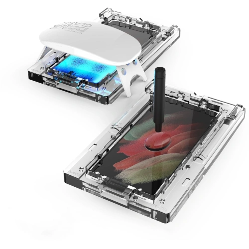 Kup Whitestone Dome Samsung Gehärtetes Glas mit UV-Kleber Glas Galaxy S21+ Plus [2 PACK] - WSD046 - {ean13} - Sklep Home Screen
