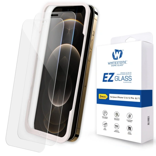 Kup Sticlă securizată Whitestone EZ Glass Apple iPhone 12/12 Pro [2 PACK] - WSD049 - {ean13} - Sklep Home Screen