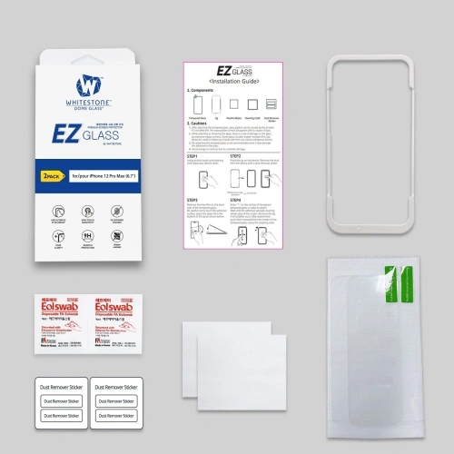 Kup Szkło hartowane Whitestone EZ Glass Apple iPhone 12 Pro Max [2 PACK] - WSD048 - {ean13} - Sklep Home Screen