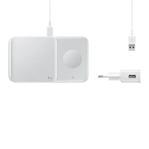 Kup Încărcătorul wireless Samsung Duo EP-P4300TW alb/white - SMG401WHT - {ean13} - Sklep Home Screen