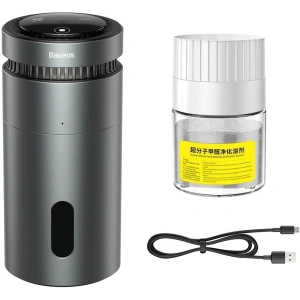 Baseus car air purifier, with formaldehyde indicator (black)