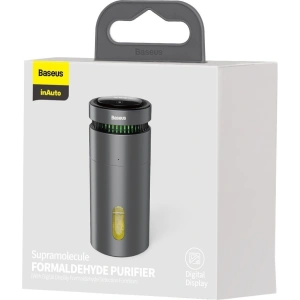 Baseus car air purifier, with formaldehyde indicator (black)