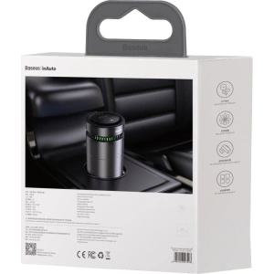 Baseus car air purifier, with formaldehyde indicator (black)
