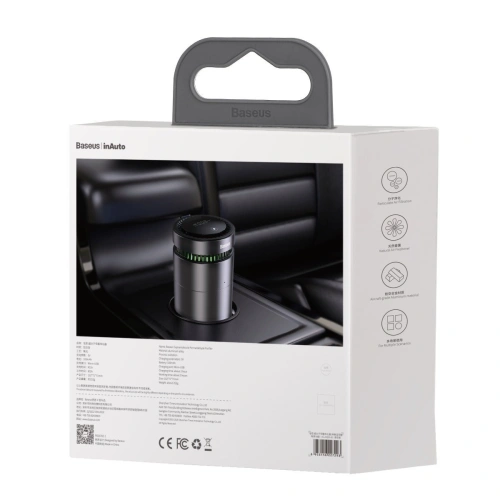 Kup Purificator de aer auto Baseus, cu indicator de formaldehidă (negru) - BSU2049BLK - {ean13} - Sklep Home Screen