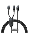 Baseus 1.5m USB-Kabel Flash Series 2in1 USB-C, 100W, (schwarz)