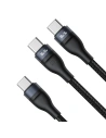 Buy Baseus Flash Series 2-in-1 Cable Type-c to 2x Type-C, 100W, 1.5m Black - BSU2050BLK - {ean13} - Home Screen Store Europe