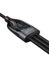 Kup Baseus 1.2m USB 3-in-1 Kabel Flash Series, USB / USB-C zu USB-C + micro USB + Lightning, 100W, (schwarz) - BSU2051BLK - {ean13} - Sklep Home Screen
