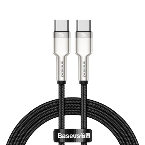 Kup USB-C - USB-C kábel Baseus Cafule, 100W, 1m (fekete) - BSU2052BLK - {ean13} - Sklep Home Screen