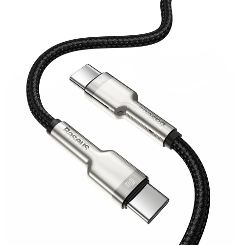 Kup USB-C - USB-C kábel Baseus Cafule, 100W, 1m (fekete) - BSU2052BLK - {ean13} - Sklep Home Screen