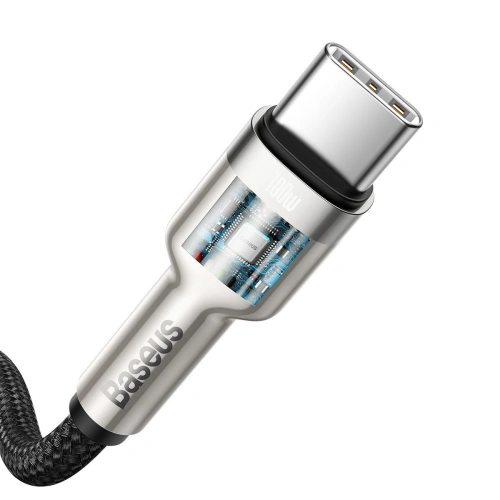 Kup USB-C - USB-C kábel Baseus Cafule, 100W, 1m (fekete) - BSU2052BLK - {ean13} - Sklep Home Screen
