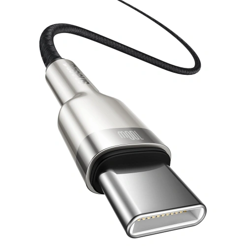 Kup USB-C - USB-C kábel Baseus Cafule, 100W, 1m (fekete) - BSU2052BLK - {ean13} - Sklep Home Screen