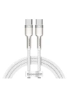 USB-C to USB-C kábel Baseus Cafule, 100W, 1m (fehér)