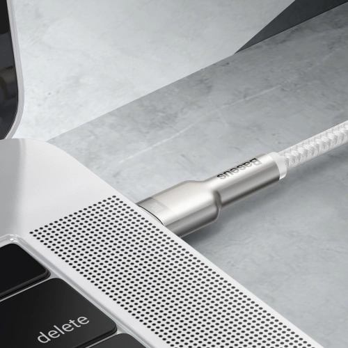 Kup Kabel USB-C do USB-C Baseus Cafule, 100W, 1m (bílý) - BSU2053WHT - {ean13} - Sklep Home Screen