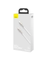 Kup Kabel USB-C do USB-C Baseus Cafule, 100W, 1m (bílý) - BSU2053WHT - {ean13} - Sklep Home Screen