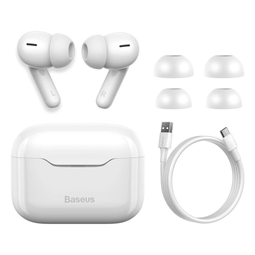 Kup Sluchátka TWS Baseus S1 s funkcí ANC, Bluetooth 5.1 (bílé) - BSU2066WHT - {ean13} - Sklep Home Screen