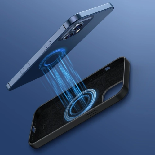 Kup Baseus Apple Magnetische Hülle Liquid Silica iPhone 12 Pro Max (schwarz) - BSU2069BLK - {ean13} - Sklep Home Screen