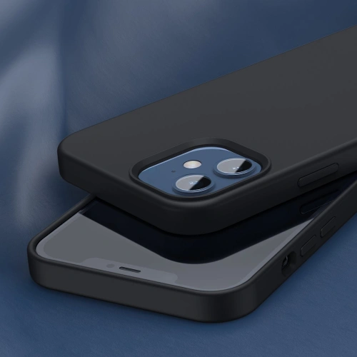 Kup Baseus Apple Magnetische Hülle Liquid Silica iPhone 12 Pro Max (schwarz) - BSU2069BLK - {ean13} - Sklep Home Screen
