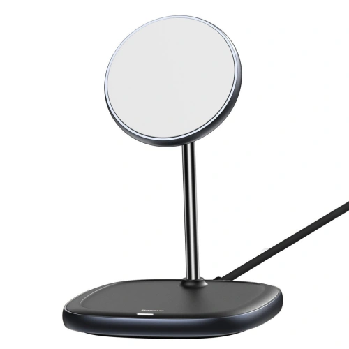 Buy Baseus Swan MagSafe Magnetic Stand with Wireless Charger for iPhone 12 (Black) - BSU2070BLK - {ean13} - Home Screen Store Europe