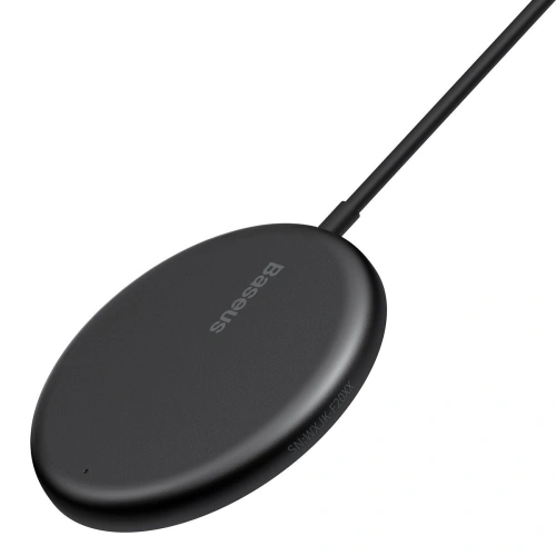 Buy Baseus Simple Mini magnetic induction wireless charger, MagSafe, 15W (black) - BSU2072BLK - {ean13} - Home Screen Store Europe
