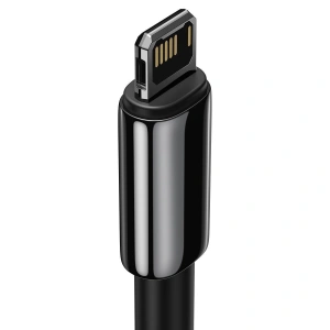 Kup USB kábel Lightning Baseus Tungsten Gold, 2.4A, 2m (fekete) - BSU2076BLK - {ean13} - Sklep Home Screen