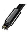 Kup USB kábel Lightning Baseus Tungsten Gold, 2.4A, 2m (fekete) - BSU2076BLK - {ean13} - Sklep Home Screen