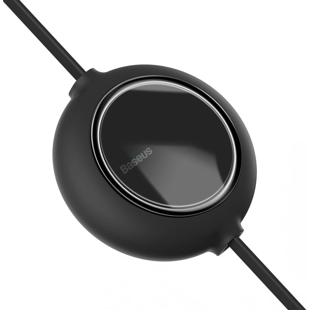 Kabel USB 3w1 Baseus Bright Mirror, micro USB / Lightning / USB-C, płaski, 3.5A, 1,2m (czarny)