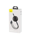 Kup Kabel USB 3w1 Baseus Bright Mirror, micro USB / Lightning / USB-C, plochý, 3.5A, 1,2m (černý) - BSU2077BLK - {ean13} - Sklep Home Screen