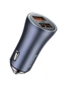 Kup Autonabíječka Baseus Golden Contactor Pro, 2x USB, QC, SCP, 40W (šedá) + USB-C kabel 1m (černý) - BSU2079BLK - {ean13} - Sklep Home Screen