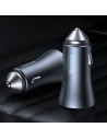 Buy Baseus Golden Contactor Pro car charger, 2x USB, QC SCP, 40W + cable USB to USB-C 1m (gray) - BSU2079BLK - {ean13} - Home Screen Store Europe