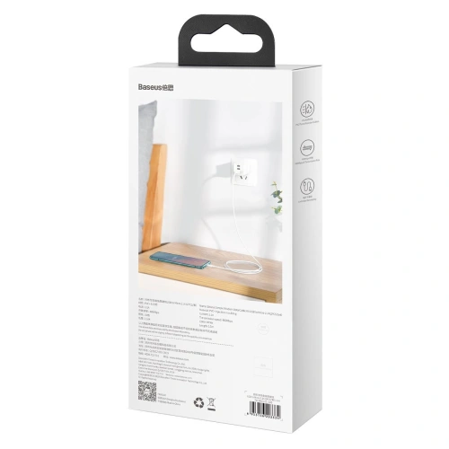 Kup Cablu micro USB la USB Baseus Simple Wisdom, 2.1A, 1.5m (alb) 2buc. - BSU2080WHT - {ean13} - Sklep Home Screen