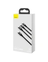 Kup Kabel USB-C 3w1 Baseus Rapid Series, micro USB / Lightning / USB-C, 20W, 1,5m (černý) - BSU2081BLK - {ean13} - Sklep Home Screen