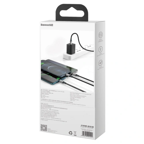 Kup Kabel USB-C 3w1 Baseus Rapid Series, micro USB / Lightning / USB-C, 20W, 1,5m (czarny) - BSU2081BLK - {ean13} - Sklep Home Screen