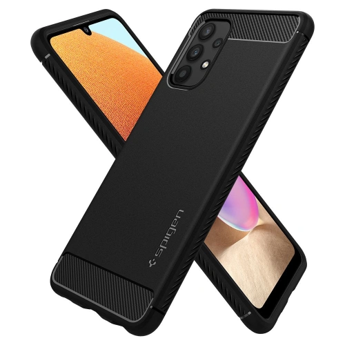Kup Spigen Samsung Tasche Rugged Armor Galaxy A52/A52s Mattschwarz - SPN1524BLK - {ean13} - Sklep Home Screen