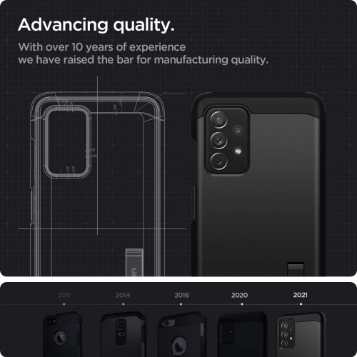 Kup Etui Spigen Tough Armor Samsung Galaxy A72 Fekete - SPN1534BLK - {ean13} - Sklep Home Screen