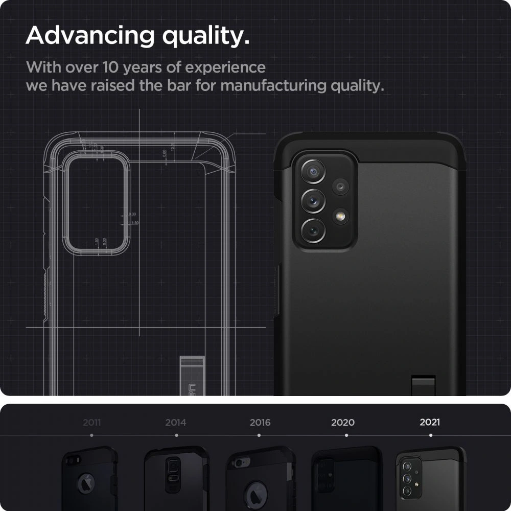 Etui Spigen Tough Armor Samsung Galaxy A72 Black