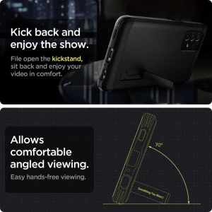 Kup Spigen Samsung Schutzhülle Tough Armor Galaxy A72 Schwarz - SPN1534BLK - {ean13} - Sklep Home Screen