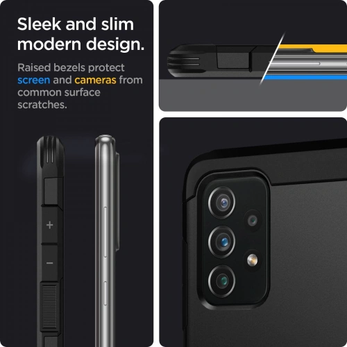 Kup Etui Spigen Tough Armor Samsung Galaxy A72 Fekete - SPN1534BLK - {ean13} - Sklep Home Screen