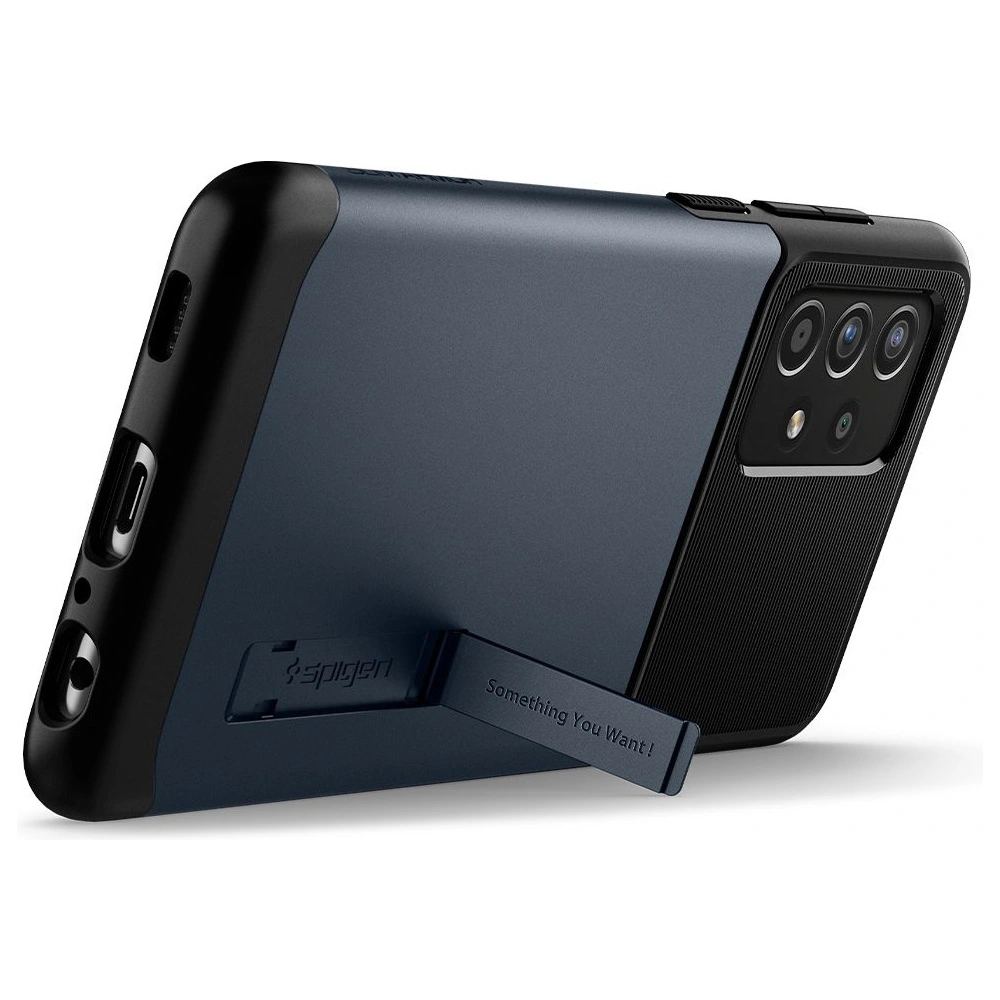 Etui Spigen Slim Armor Samsung Galaxy A72 Metal Slate