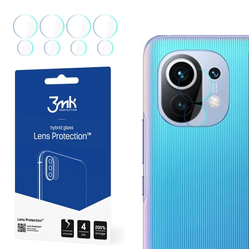 Kup Hârtie hibridă pentru obiectivul aparatului 3MK Protection Lens Xiaomi Mi 11 5G [4 PACK] - 3MK1520 - {ean13} - Sklep Home Screen