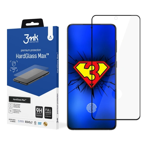 Kup Edzett üveg 3MK HardGlass Max Samsung Galaxy S21 Ultra fekete - 3MK1412 - {ean13} - Sklep Home Screen