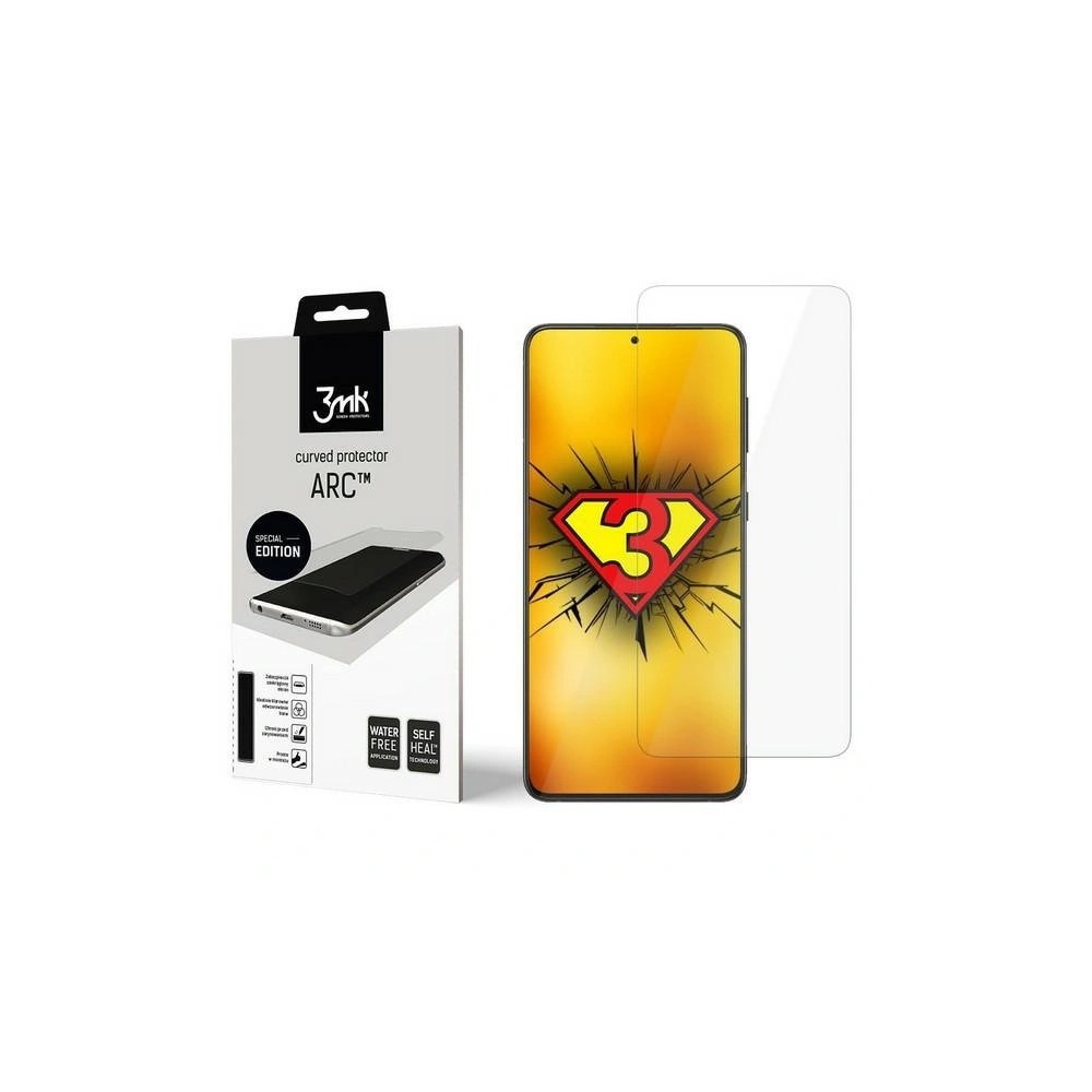 Najlepsze Folia FullScreen na Cały Ekran 3MK Folia ARC SE Sam G991 S21