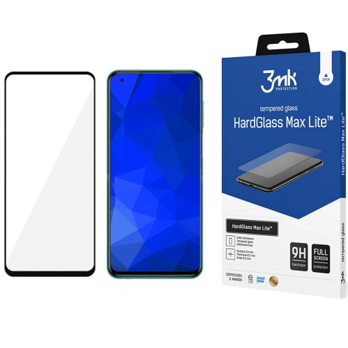 Kup Edzett üveg 3MK HardGlass Max Lite Xiaomi Mi 10T/Pro/Lite fekete - 3MK1388 - {ean13} - Sklep Home Screen
