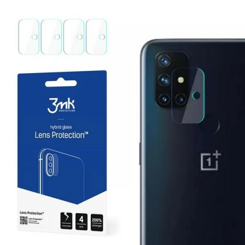 Kup Hibrid üveg a fényképezőgép objektívjéhez 3MK Lens Protection OnePlus Nord N10 5G [4 PACK] - 3MK1380 - {ean13} - Sklep Home Screen