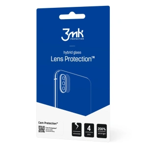 Szkło hybrydowe na obiektyw aparatu 3MK Lens Protection Oppo Reno 3 Pro [4 PACK]