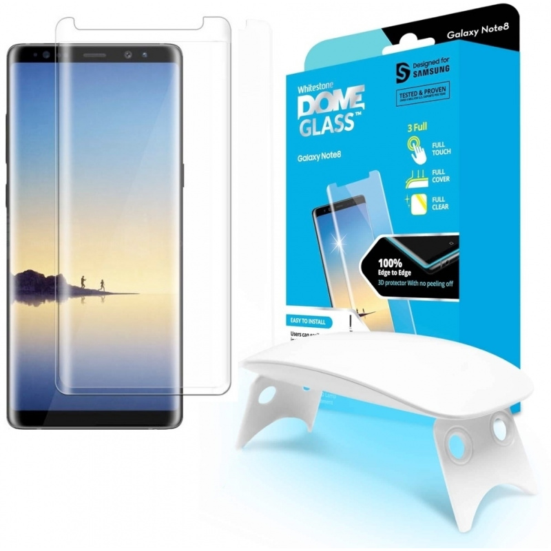 Szkło hartowane z klejem UV Whitestone Dome Glass Samsung Galaxy Note 8