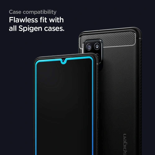 Buy Spigen GLAS.tR Slim Samsung Galaxy A42 5G Black - SPN1546BLK - {ean13} - Home Screen Store Europe