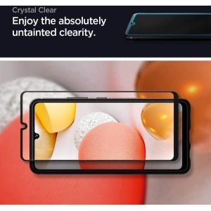 Spigen Samsung Gehärtetes Glas GLAS.tR Slim Galaxy A42 5G Schwarz