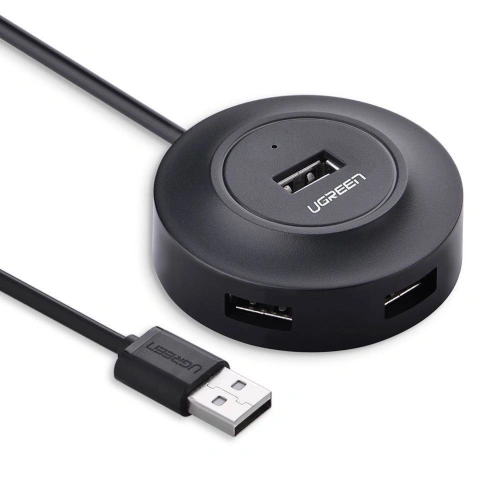 Kup Hub UGREEN CR106, Adapter 4w1, 4xUSB, 1m (czarny) - UGR600BLK - {ean13} - Sklep Home Screen